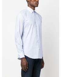 Chemise à manches longues imprimée blanche Paul Smith