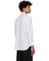 Chemise à manches longues imprimée blanche Comme Des Garcons Play