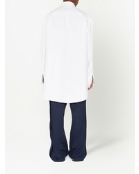 Chemise à manches longues imprimée blanche JW Anderson