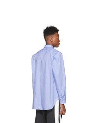 Chemise à manches longues imprimée bleu clair Vetements