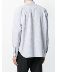 Chemise à manches longues imprimée bleu clair Comme Des Garcons Homme Plus