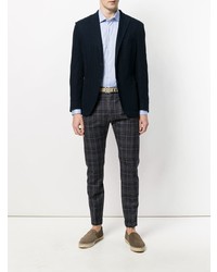 Chemise à manches longues imprimée bleu clair Etro