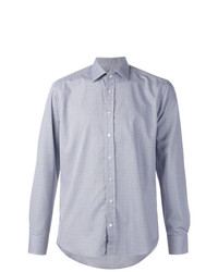 Chemise à manches longues imprimée bleu clair Etro