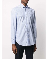 Chemise à manches longues imprimée bleu clair Etro