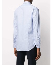 Chemise à manches longues imprimée bleu clair Etro