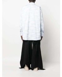 Chemise à manches longues imprimée bleu clair Vetements