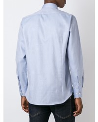 Chemise à manches longues imprimée bleu clair Etro