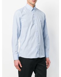 Chemise à manches longues imprimée bleu clair Etro