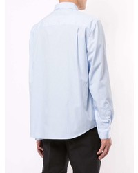 Chemise à manches longues imprimée bleu clair CK Calvin Klein