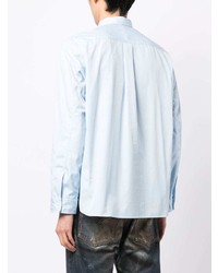 Chemise à manches longues imprimée bleu clair Junya Watanabe MAN