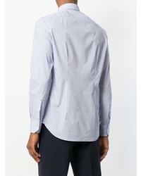 Chemise à manches longues imprimée bleu clair Orian