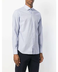 Chemise à manches longues imprimée bleu clair Orian