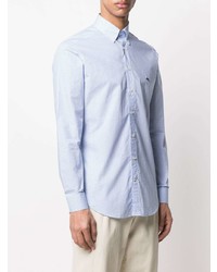 Chemise à manches longues imprimée bleu clair Etro