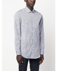 Chemise à manches longues imprimée bleu clair Etro