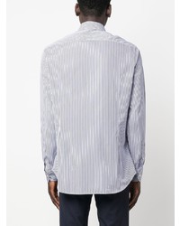 Chemise à manches longues imprimée bleu clair Etro