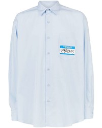 Chemise à manches longues imprimée bleu clair Vetements