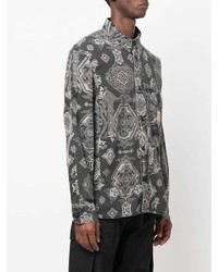 Chemise à manches longues imprimée cachemire gris foncé Carhartt WIP