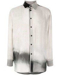 Chemise à manches longues imprimée grise Atu Body Couture