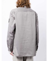 Chemise à manches longues imprimée grise A-Cold-Wall*