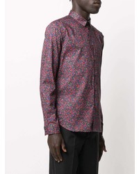 Chemise à manches longues imprimée multicolore PS Paul Smith