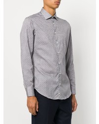 Chemise à manches longues imprimée multicolore Etro