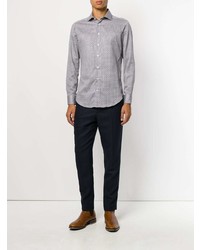 Chemise à manches longues imprimée multicolore Etro