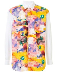 Chemise à manches longues imprimée multicolore Comme Des Garcons SHIRT