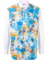 Chemise à manches longues imprimée multicolore Comme Des Garcons SHIRT