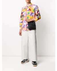 Chemise à manches longues imprimée multicolore Comme Des Garcons SHIRT