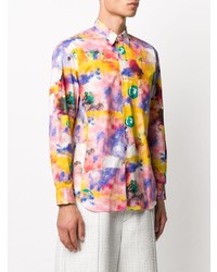 Chemise à manches longues imprimée multicolore Comme Des Garcons SHIRT