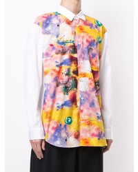 Chemise à manches longues imprimée multicolore Comme Des Garcons SHIRT