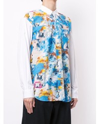 Chemise à manches longues imprimée multicolore Comme Des Garcons SHIRT