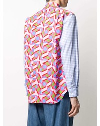 Chemise à manches longues imprimée multicolore Comme Des Garcons SHIRT