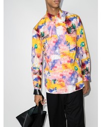 Chemise à manches longues imprimée multicolore Comme Des Garcons SHIRT