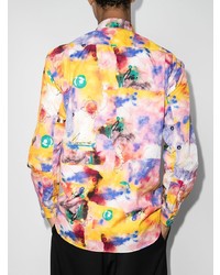 Chemise à manches longues imprimée multicolore Comme Des Garcons SHIRT