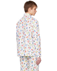 Chemise à manches longues imprimée multicolore Adam Jones