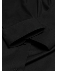 Chemise à manches longues imprimée noire et blanche McQ Alexander McQueen