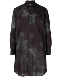 Chemise à manches longues imprimée noire Comme Des Garcons SHIRT