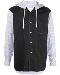 Chemise à manches longues imprimée noire Comme Des Garcons SHIRT