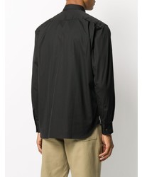 Chemise à manches longues imprimée noire Comme Des Garcons SHIRT