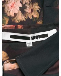 Chemise à manches longues imprimée noire McQ Alexander McQueen