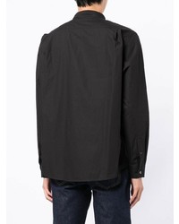 Chemise à manches longues imprimée noire Kenzo