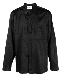 Chemise à manches longues imprimée noire Han Kjobenhavn