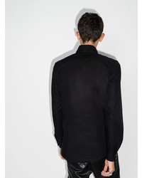 Chemise à manches longues imprimée noire Gmbh