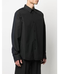 Chemise à manches longues imprimée noire Oamc