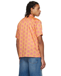 Chemise à manches longues imprimée orange DOUBLE RAINBOUU