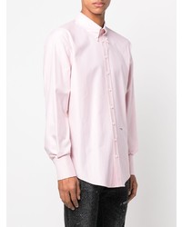 Chemise à manches longues imprimée rose DSQUARED2