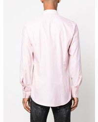 Chemise à manches longues imprimée rose DSQUARED2