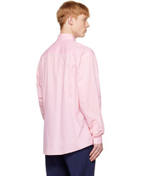 Chemise à manches longues imprimée rose Marni