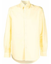 Chemise à manches longues jaune Aspesi